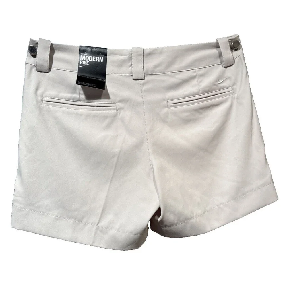 Nike Golf Tour Performance Dri-Fit “Modern Rise” Bermuda Shorts Womens Sz 4 NWT